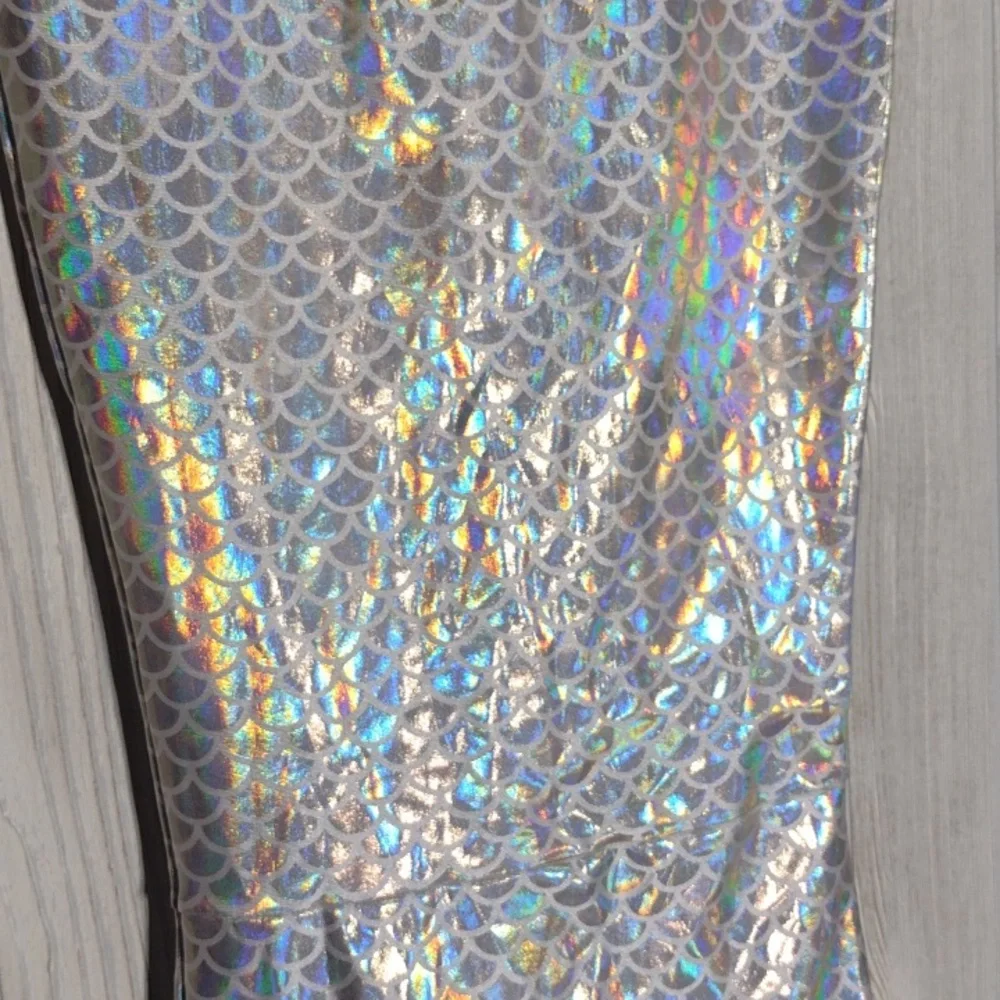 Holographic 🌈 Silver Mermaid Skirt